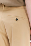 Elvine Arnason Khaki Light Cotton Lyocell Hose Herren beige