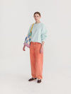 Bobo Choses Washed Relaxed Fit Jeans Damen orange