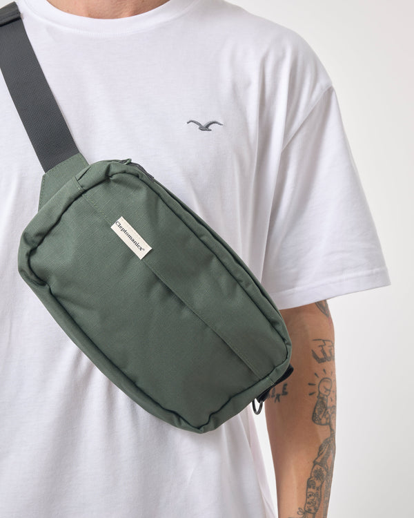 Cleptomanicx Tap S Hipbag Bauchtasche laurel wreath olivgrün