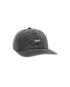 Obey Pigment Black Bold 6 Panel Strapback Cap Unisex schwarz