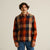 Dedicated Rute Flannel Check Shirt Herren Flanellhemd Bio Baumwolle orange multi