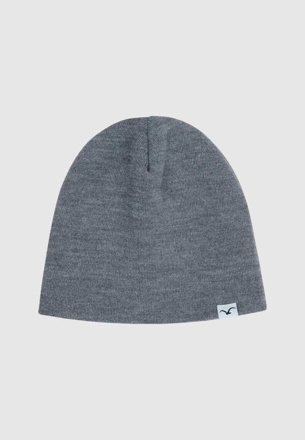 Cleptomanicx Fine Heather Gray Beanie Unisex grau meliert