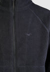 Cleptomanicx Flaneur Teddyfleecejacke Blue Graphite – Ansicht 4