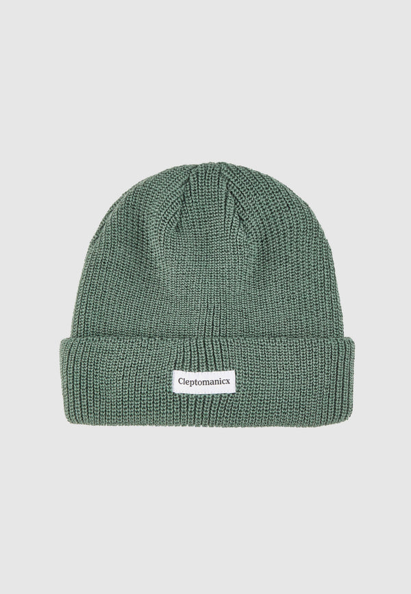 Cleptomanicx Shortie 2 Laurel Wreath Beanie Unisex salbeigrün