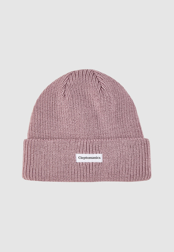 Cleptomanicx Shortie 2 Purple Dove Beanie Unisex altrosa