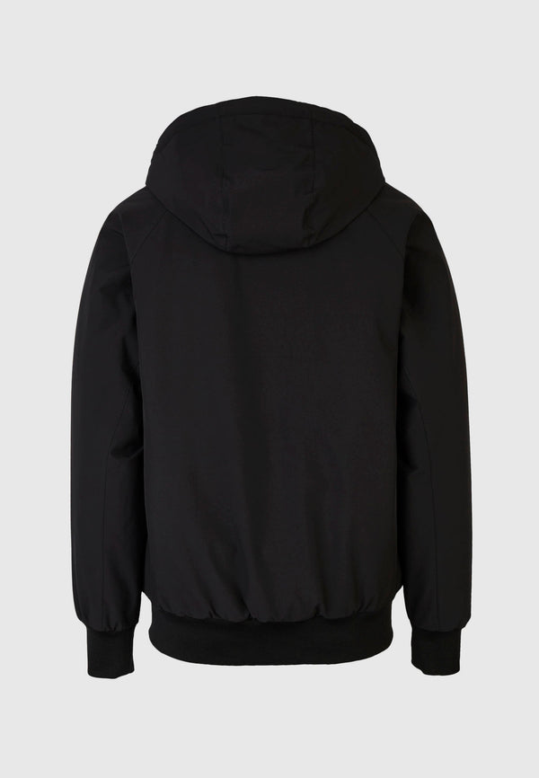 Cleptomanicx Simplist Winterjacke schwarz – Rueckansicht