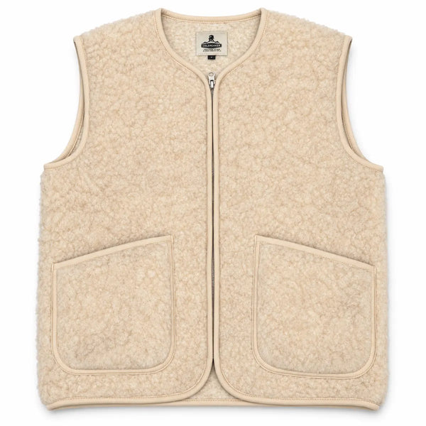 Coldbreaker Pepitko Wool Vest Wollweste Beige Wollweiß unisex
