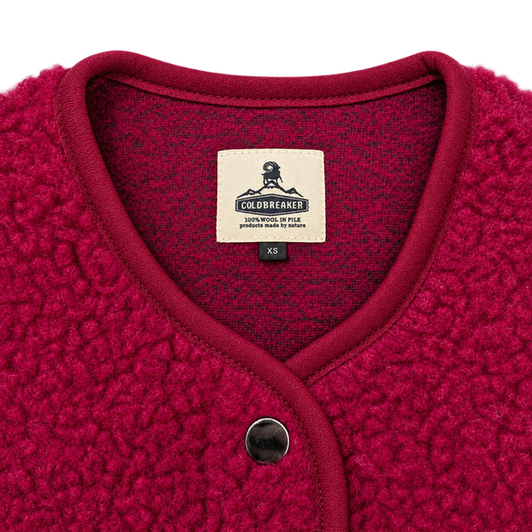Coldbreaker TYB Beet Wollweste bordeaux unisex