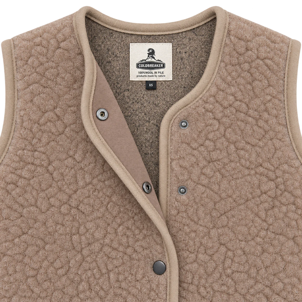 Coldbreaker TYB Tan Wollweste beige unisex