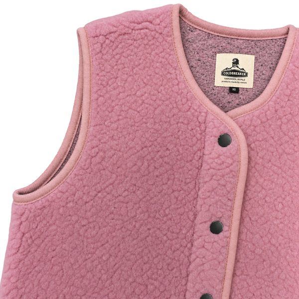 Coldbreaker TYB Venetian Pink Wollweste altrosa unisex