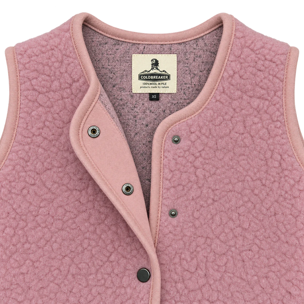 Coldbreaker TYB Venetian Pink Wollweste altrosa unisex