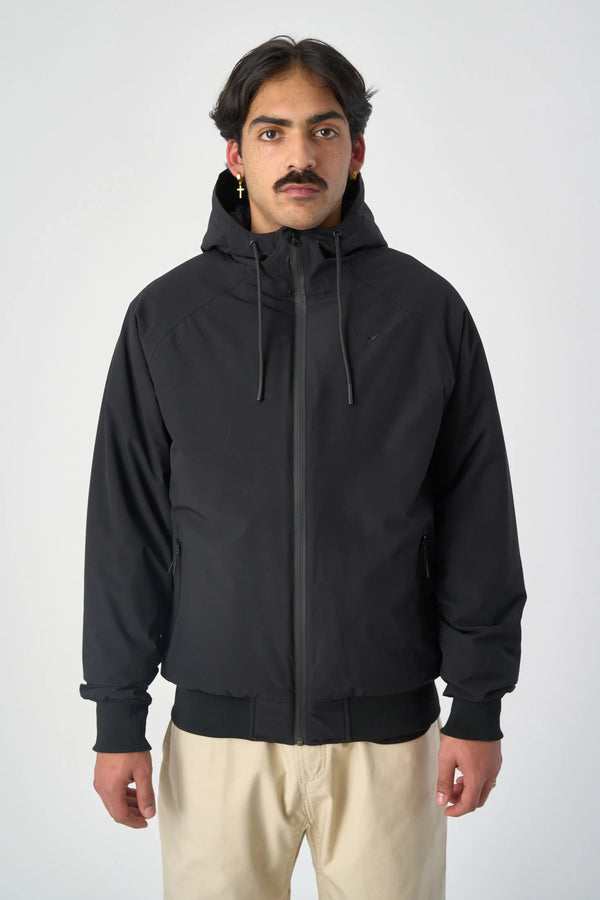 Cleptomanicx Simplist Winter Black Winterjacke Herren schwarz