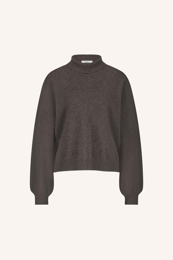 By-Bar Sammie Pullover Biscuit Damen Merino Strick braun