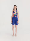 Bobo Choses Blooming Color Pattern V-Neck Swimsuit Damen bunt