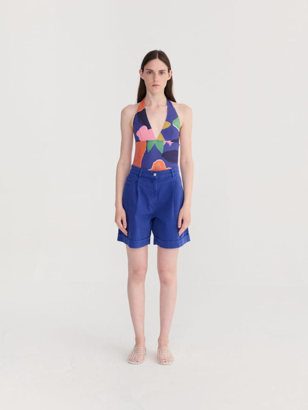 Bobo Choses Blooming Color Pattern V-Neck Swimsuit Damen bunt