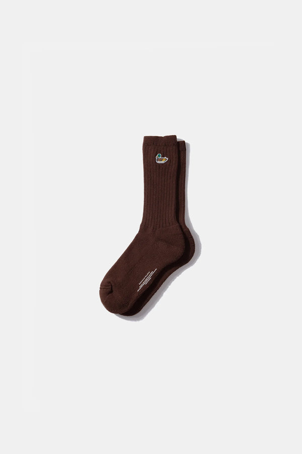 Edmmond Studios Duck Socken plain chocolate