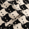 Dedicated RossbergaRossberga Pepita Cats Oat White Schal schwarz weiß