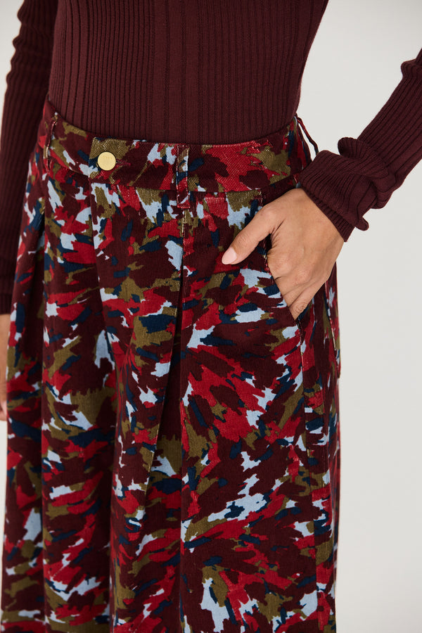 SKFK Kenare Trouser Rocks Damen Barrel Leg Pants multicolor