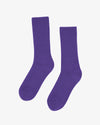 Colorful Standard Merino Wool Blend Socke - Ultra Violet