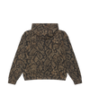 Obey Post Zip Hood Dusty Vintage Rattlesnake Herren Hoodie braun