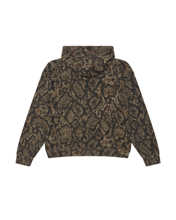 Obey Post Zip Hood Dusty Vintage Rattlesnake Herren Hoodie braun