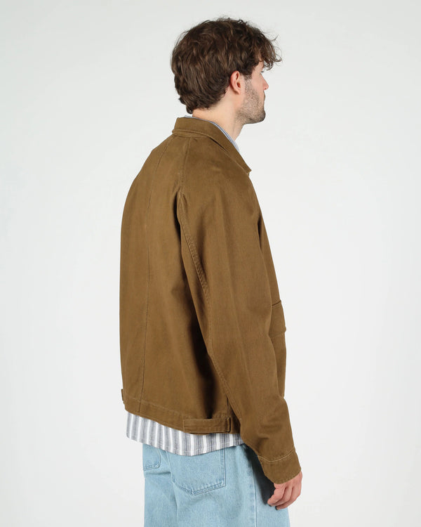 WEMOTO Cotton Twill Jacket Olive Jacke Herren braun