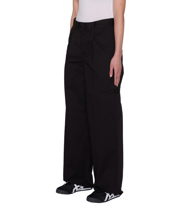 Obey Arden Pant Black Damen Baggy Fit Stoffhose Workwear schwarz
