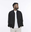 Arniko Binam Jacket 2.0 Black Satin Bomberjacke Herren schwarz