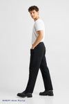 DAWN VEGA Relaxed Straight Jeans Black/Black – Seitenansicht