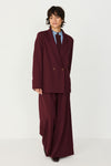 SKFK Nia Trouser Damen Palazzo Tencel Hose braun