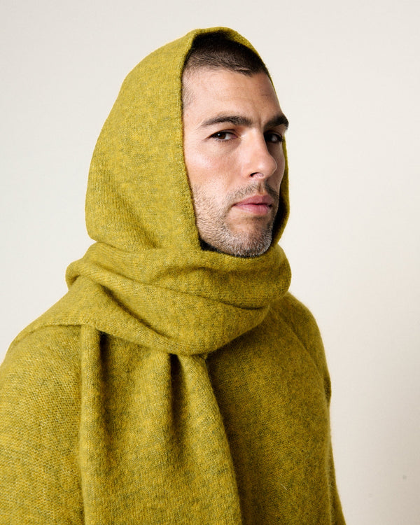 Homecore Baby Hood Green Haze Strickkapuze Unisex grün
