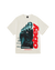 Obey Love Is Brutal T-Shirt Vintage White Herren Shirt Print weiß