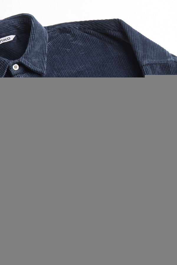 Arniko Tahira Cord Shirt Slate One Size Bio-Baumwolle grau