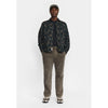 Revolution Jacquard Feather Pattern Hemd Herren dunkelgrün