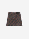 Bobo Choses Almost Moiré Denim Mini Skirt Damen Jeansrock grau