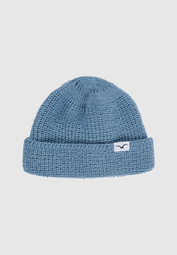 Cleptomanicx WALO Beanie Milky Blue Blau