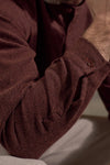 About Companions Nathan Eco Flannel Brick Shirt Hemd dunkelrot