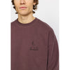 Revolution Printed Crewneck Dustpurple Everyday Heroes Pullover Herren bordeaux