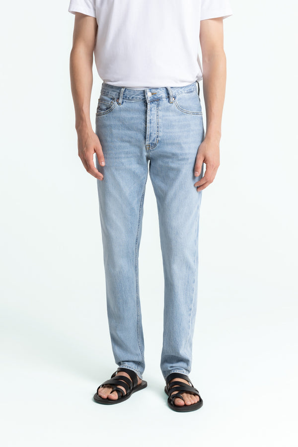 Kings Of Indigo Addo Super Light Used Jeans Herren blau