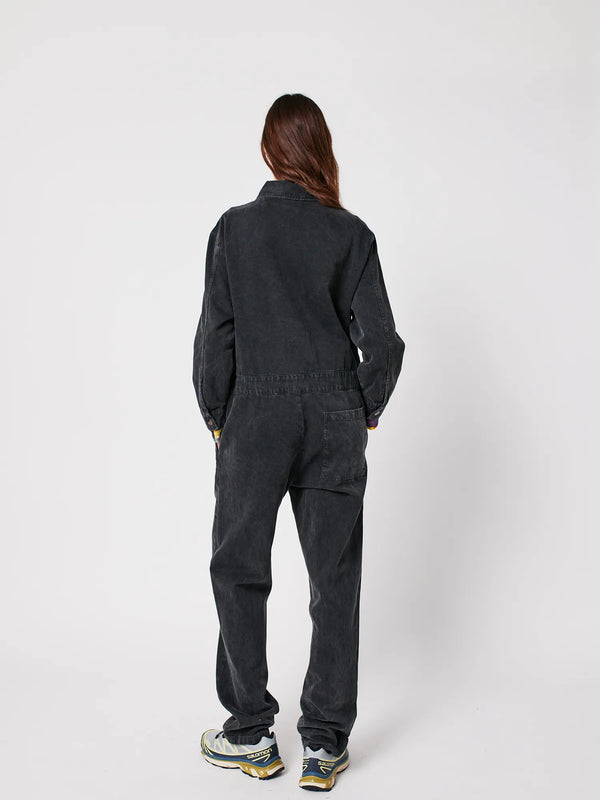 Bobo Choses Denim‑Jumpsuit mit Reißverschluss Damen schwarz