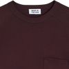 Bask in the Sun Bixintxo Tee Wine Herren Pullover Bio Baumwolle rot
