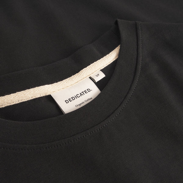 Dedicated Ljusdal Black T-Shirt Damen schwarz