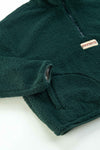 Arniko Moha Half Zip Fleecejacke Forest Unisex Recycelt grün