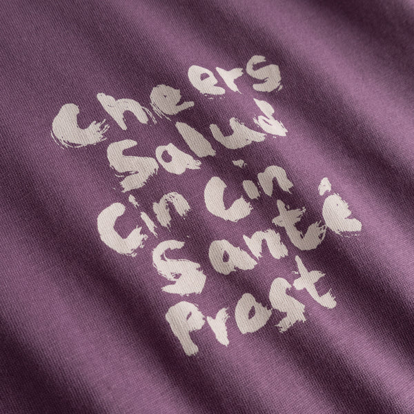 Dedicated Stockholm Cheers Salud Berry Purple Herren T-Shirt beere