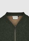 Cleptomanicx Notch Cruise Trainer Thyme Zipjacke Herren dunkelgrün