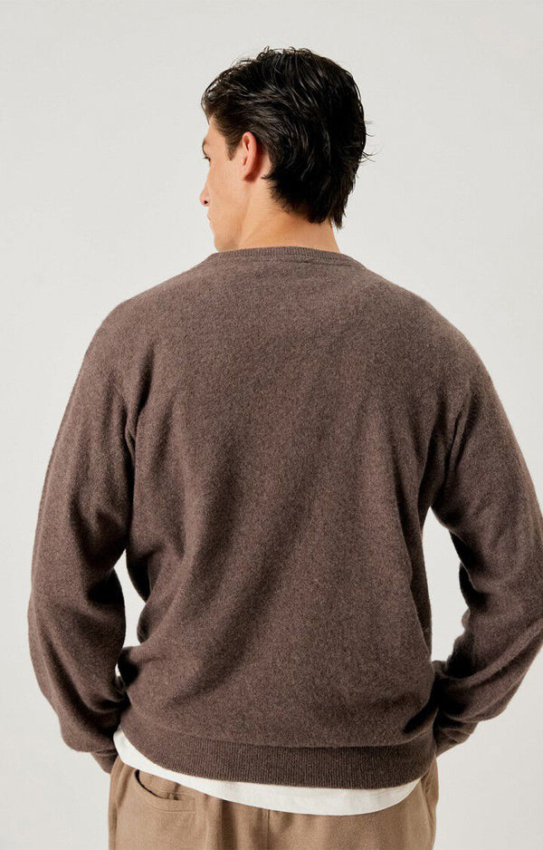 American Vintage Ouity Harrison Strickpullover Herren braun