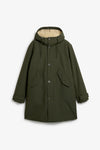Elvine Figge Parka Dark Moss Herren Winterjacke Wasserfest grün