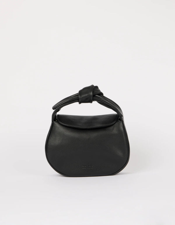 O MY BAG Coco Crossaint Black Soft Grain Leather Bag Handtasche Leder schwarz
