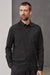 About Companions Simon Shirt Eco Crincle Hemd Herren schwarz