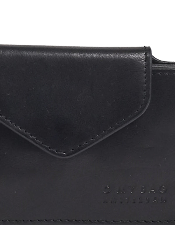 O My Bag Harmonica Wallet Classic Black Leder Münz-Portemonnaie unisex